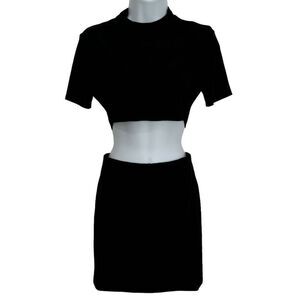 Lux LA Black Two Piece Set Women’s Size Small